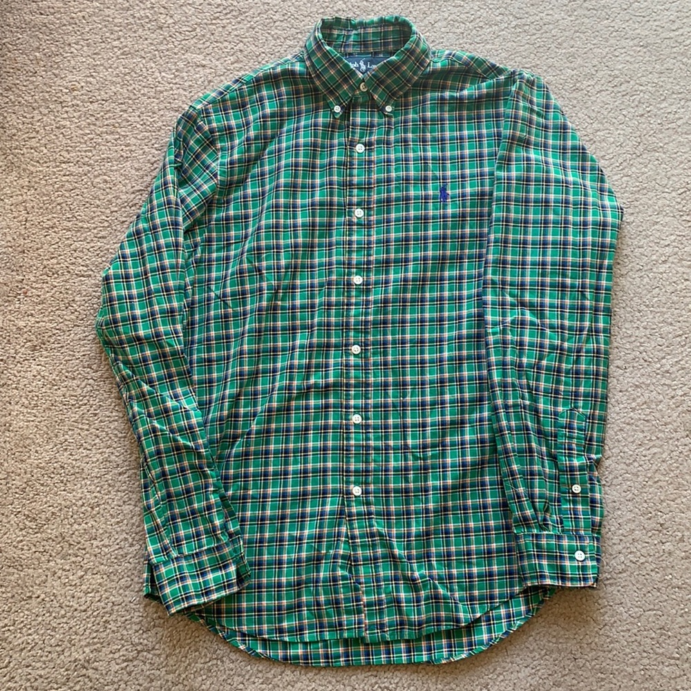 Ralph Lauren Buttondown Tee Shirt Men’s Medium